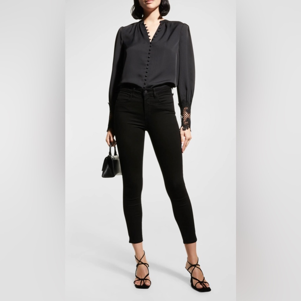 L’Agence Margot High Rise in Noir NWOT size 29
